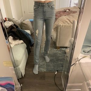 Reformation straight leg jeans